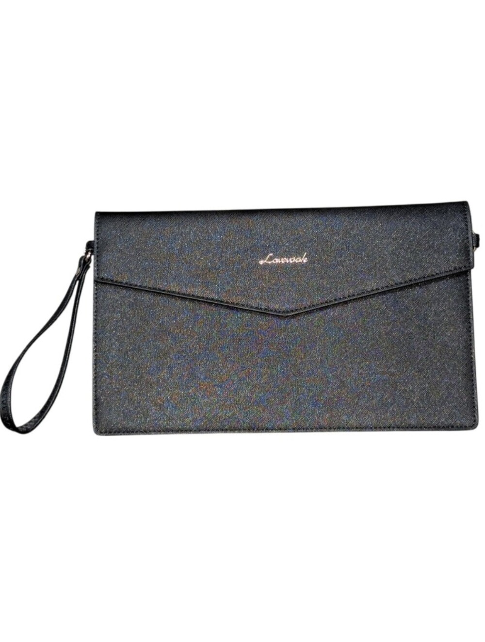 Black Envelope Wristlet Clutch New In Package